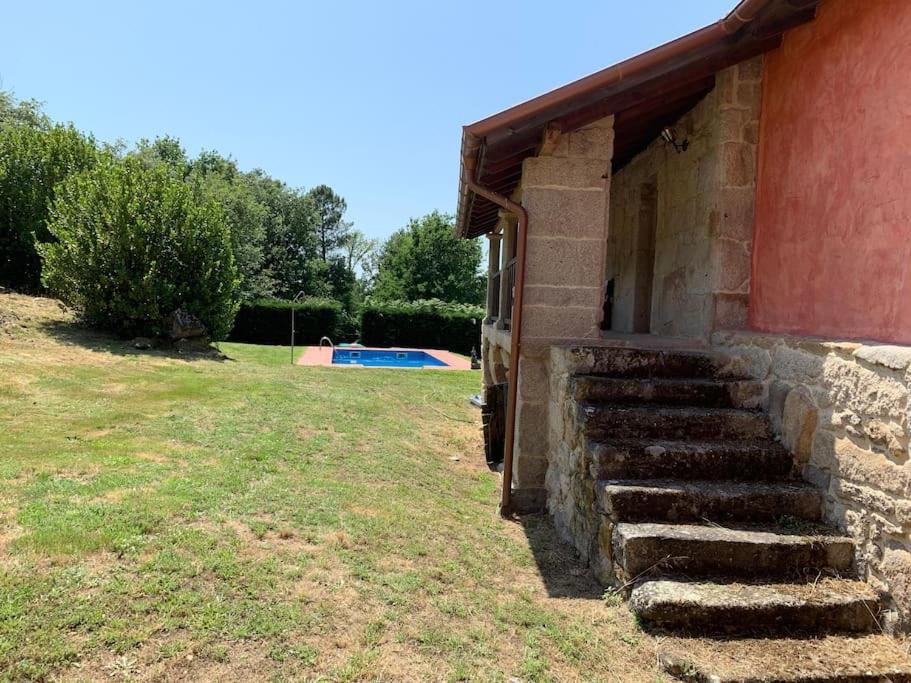 Casa De Campo Con Piscina, Entera O Por Habitaciones Amoeiro المظهر الخارجي الصورة